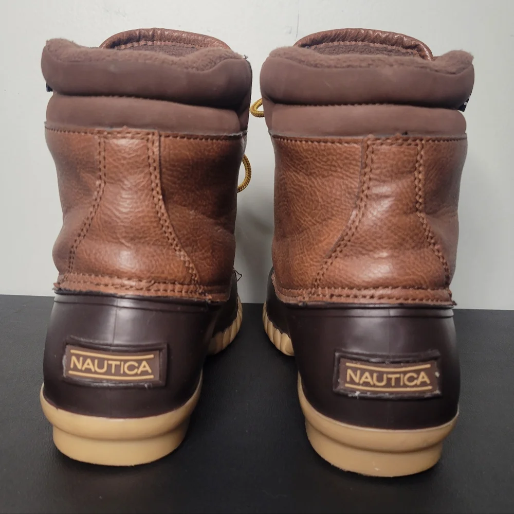 Nautica Water Resistant Lace Up Channing Duck Boot
